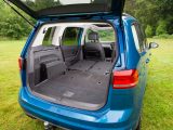 The VW Touran's maximum boot capacity is a whopping 1857 litres