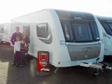 The Johnstons collected their new tourer from Perthshire Caravans