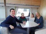 In our Elddis Avanté 866 review we praised its family-friendly layout and hope this works for the Johnstons