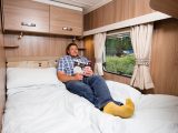 It's great to have fixed-bed luxury in a six-berth van and it proved to be very comfortable
