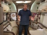 Check out the large lounge of the Bailey Unicorn Pamplona on Practical Caravan TV