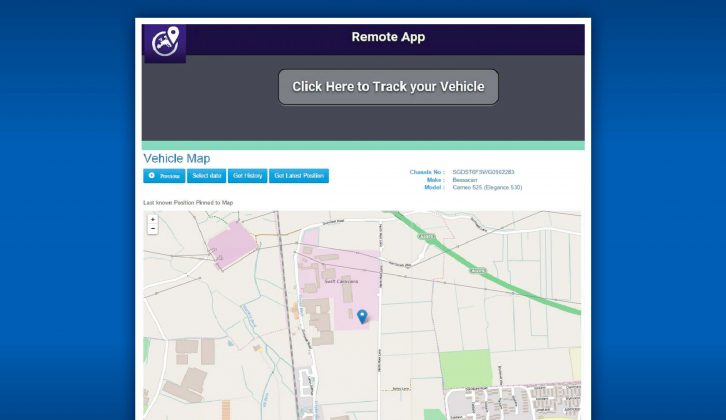 Vehicle tracking is another feature of Swift Command – learn more with Practical Caravan