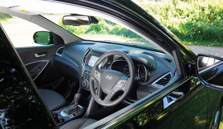 We found that the automatic gearbox changes gear smoothly – there’s a manual override should you need it