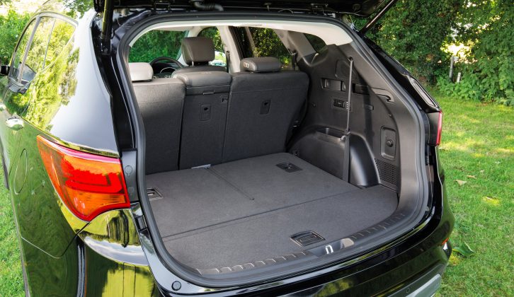 You'll get a 516-litre boot with the rearmost seats folded away