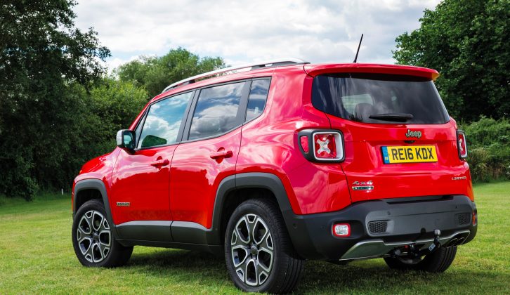 The Jeep Renegade's 60kg noseweight limit is rather restrictive