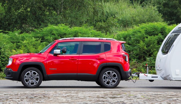 The Jeep Renegade stands 424cm long and has a 1548kg kerbweight