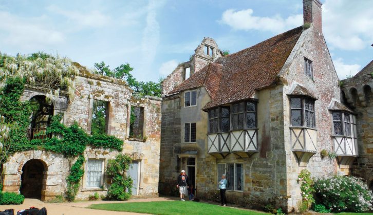 Scenic Scotney Castle is one of the stops on the cycling tour of Kent you can read about in our January 2017 magazine