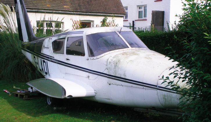 And here's the Aerocamper once Phil had completed the stub wings