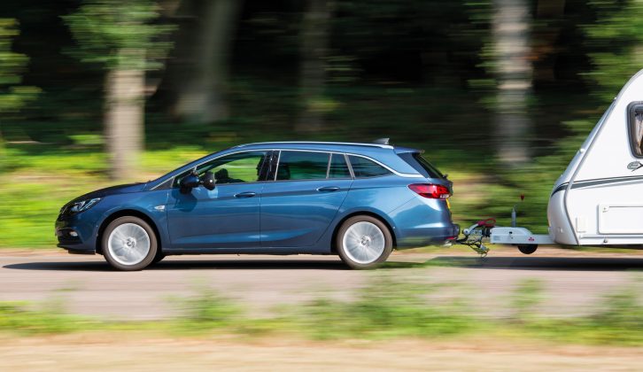 It rides a touch firmly, but it is a quiet way to travel – read more in the Practical Caravan Vauxhall Astra Sports Tourer review