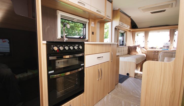 There’s no shortage of storage space in the kitchen, with three lockers, a double-doored cupboard, a large drawer and yet more cupboards