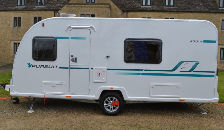 This is the 430-4 from the new Pursuit range of Bailey caravans
