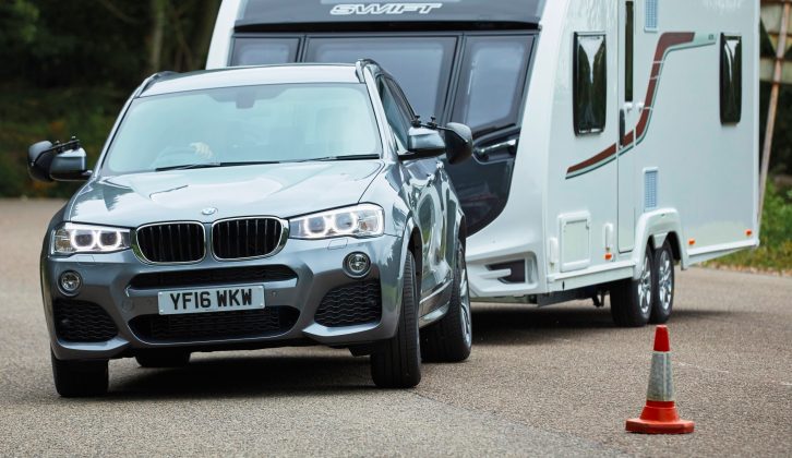 Terrific stability meant the BMW X3 was unfazed by a quick change of direction at high speed