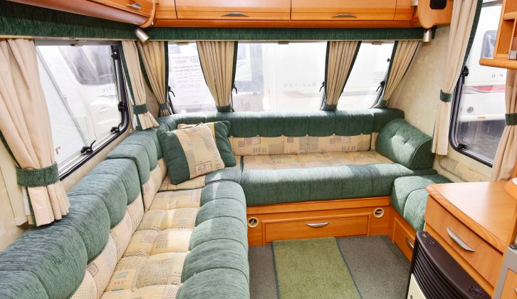 The L-shaped seating in the 460 offers good comfort, and the interior has a feel-good factor and great build quality
