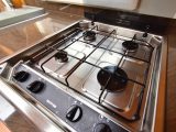 The Bailey's four-burner hob is all gas, which isn’t ideal if you let the bottles run out