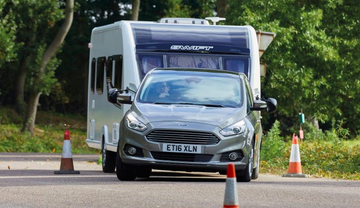 Here we're testing the Ford S-Max in 2.0 TDCi 180PS Titanium spec to discover what tow car ability it has