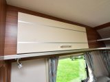 Overhead lockers, under-seat cavities and the central chest of drawers provide good storage options in the front lounge