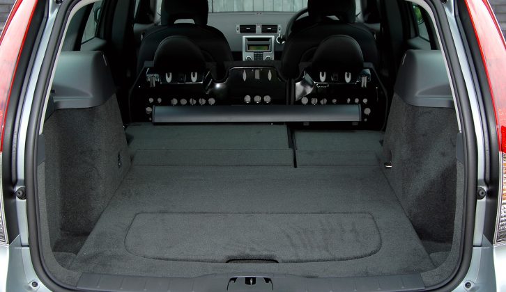 You get split/folding rear seats in the 2004-2012 Volvo V50 and a 1307-litre boot