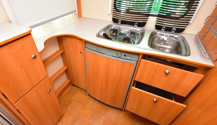 You get an end kitchen with superb storage and worktop space, and it is very practical, but the Swift has a better spec