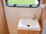 There’s an odd space by the sink that could be filled by a toilet-brush holder and it's a shame the window isn't opaque – read more in the Practical Caravan Bailey Pursuit 400-2 review