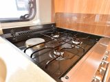 A dual-fuel hob leads the long list of appliances and other equipment in the Conqueror