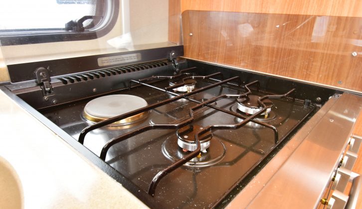 A dual-fuel hob leads the long list of appliances and other equipment in the Conqueror