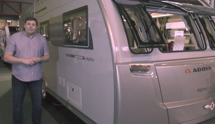 The Adria Alpina 613UC Missouri, however, is a large, big-budget, luxury caravan – can it justify the outlay?