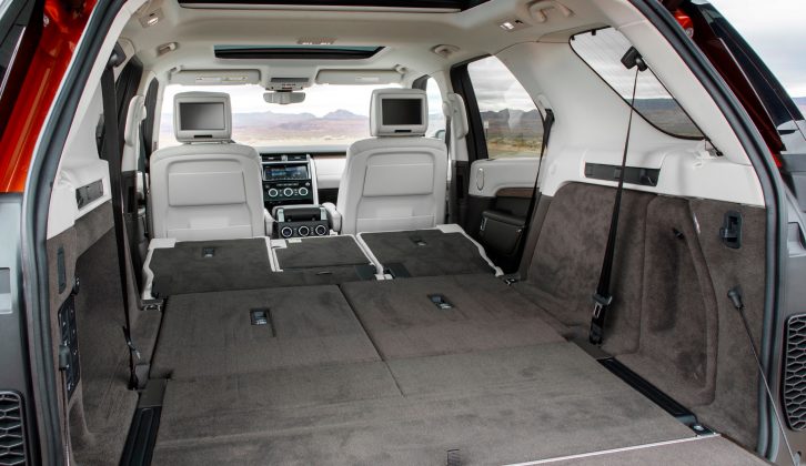 The maximum boot capacity is 2406 litres, but with five seats upright you have 1137 litres, 258 litres with all seven seats in place