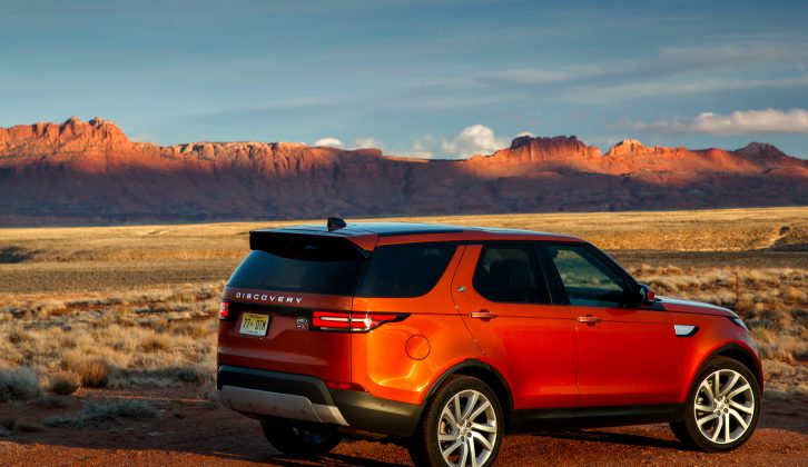 Air suspension is standard which gives a smooth ride – we are excited to see what tow car ability the latest Land Rover Discovery has!