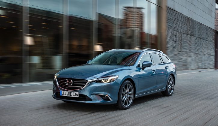 One car out to beat the Ateca at the 2017 Tow Car Awards is this, the facelifted Mazda 6 Tourer