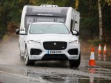 This version of the Jaguar F-Pace has a kerbweight of 1884kg