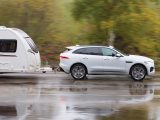 The braking test – albeit in the wet – was the one time the F-Pace disappointed us when towing