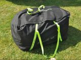 The big bag helps when it comes to packing it all away again – it weighs 38.8kg and has a pack size of 78cm x 47cm x 47cm