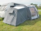 The optional inflatable annexe can sleep four and costs £399