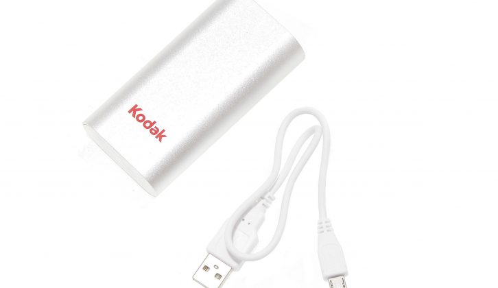 The other Kodak product we tested is this Power Bank 5200mAh, however you can't use this for many iPads and tablets