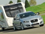 An 85% match figure of 1598kg means the XF can tow heavier caravans – and it's a very handsome tow car