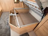 This under-bed space – which benefits from external access – will help you fill your 176kg payload