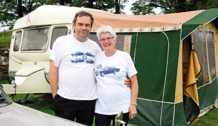 Ford fans Jan and Steve are rightly proud of their retro outfit