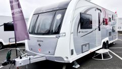 The silver sides are new and give the 2017-season Buccaneer caravans a distinctive, upmarket look