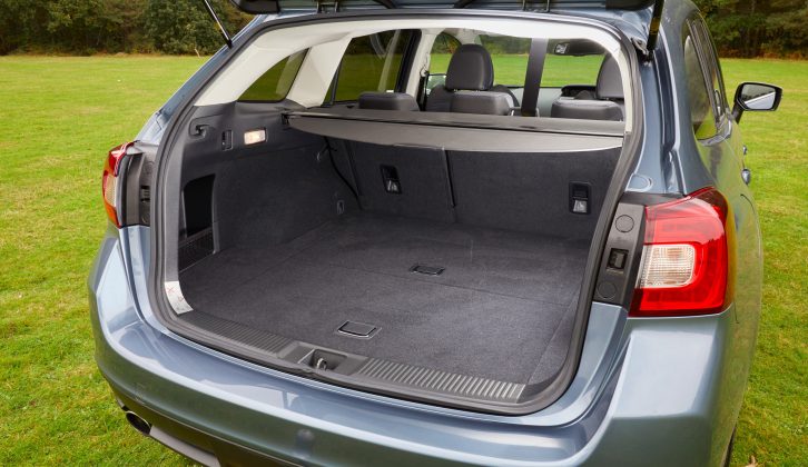 With all the seats in place you get a 522-litre boot with a useful cover, but other four-wheel-drive estates offer more