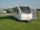 The canopy is detachable, so can
be fitted to the other side of your caravan