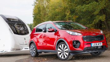 The Kia Sportage comes with a choice of one petrol engine or three diesel units – this 2.0 CRDi 134bhp KX-3 car is £27,250 as tested