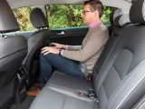 There’s ventilation for those in the rear of the Kia Sportage, and the seats are heated and recline, while head- and legroom are both on a par with rivals’