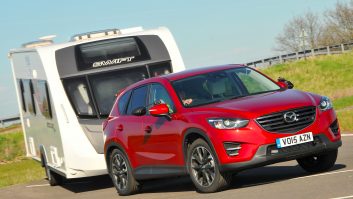 The Mazda CX-5 has certainly impressed us – the facelifted variant took 1550-1699kg class honours at the 2015 Tow Car Awards
