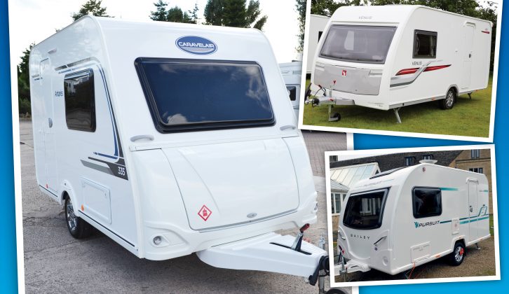 Looking at new two-berth caravans for sale? These three each come in at under £15,000 – which takes your fancy?