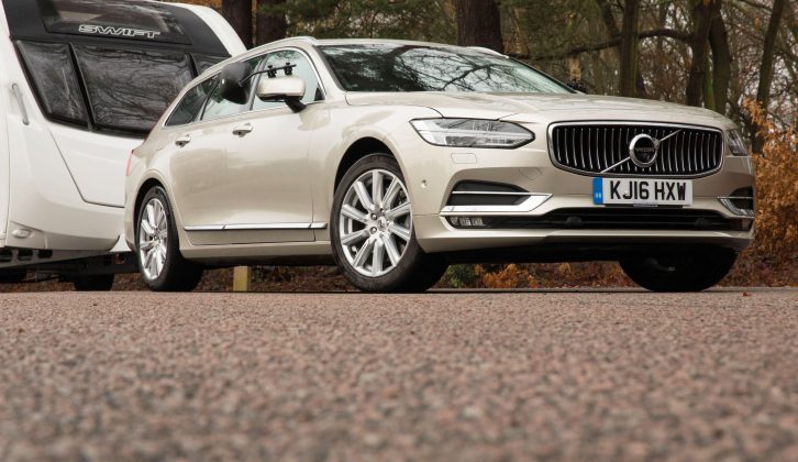 The Volvo V90 has upmarket looks – and a price-tag to match, starting at £34,955