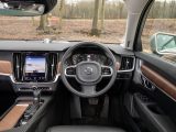 There's a very premium feel to the Volvo V90's cabin and the display is easy to read