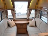 Two skylights contribute to the fantastic, light-filled ambience of this Bailey caravan