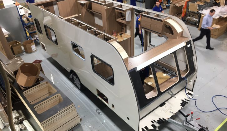 A VIP 575, ready for roof and front panel to go on