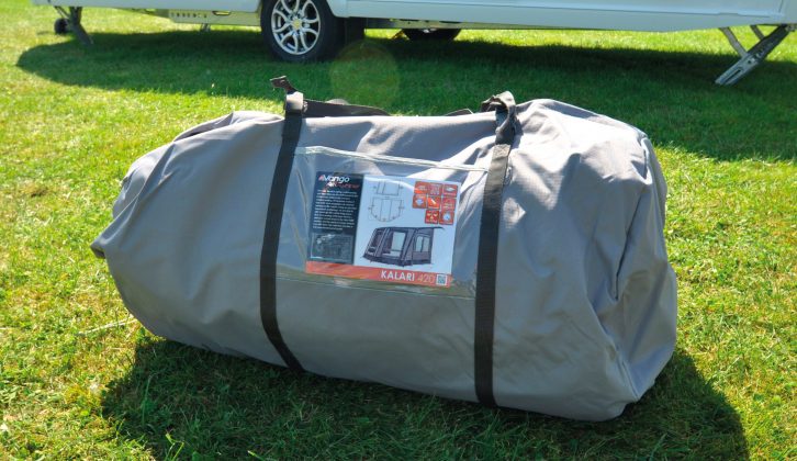 With a 78cm x 45cm x 46cm pack size, it’s a big bag and there’s plenty of room – but it’s heavy when loaded