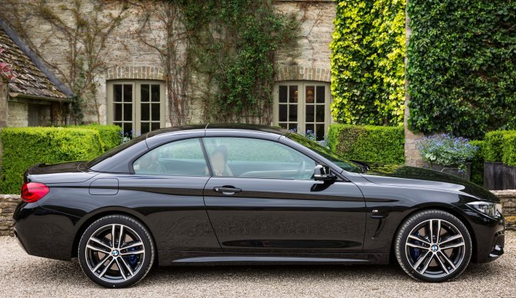 If the weather isn't on your side, the BMW 4 Series Convertible looks great and offers hard-top security with the roof raised